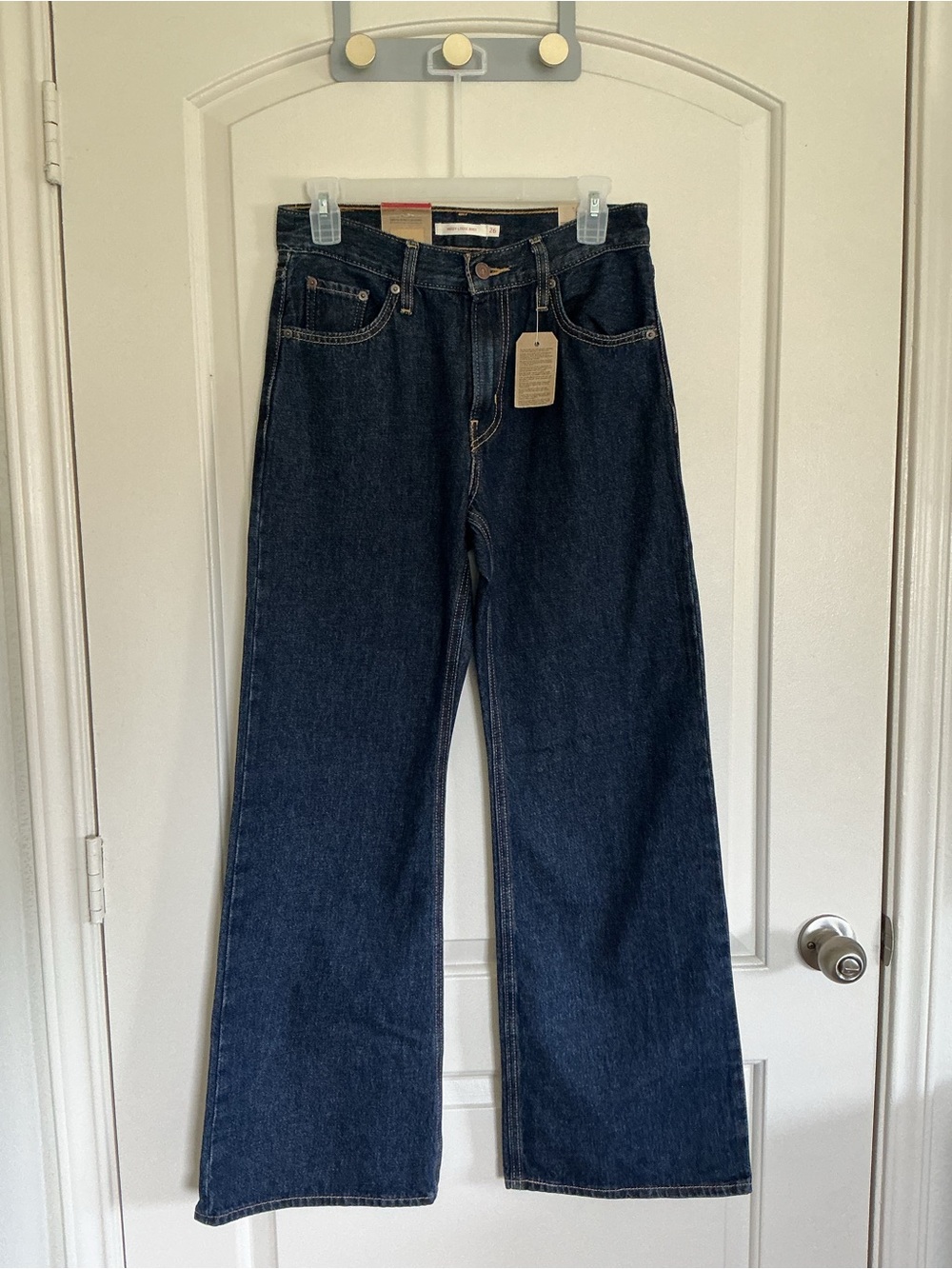 Levi's Dark Blue Women's Middy Loose Bootcut Jeans